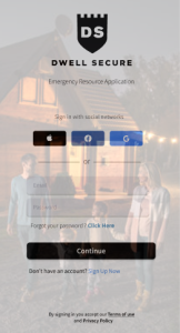 Screen Shot Dwell Secure App
