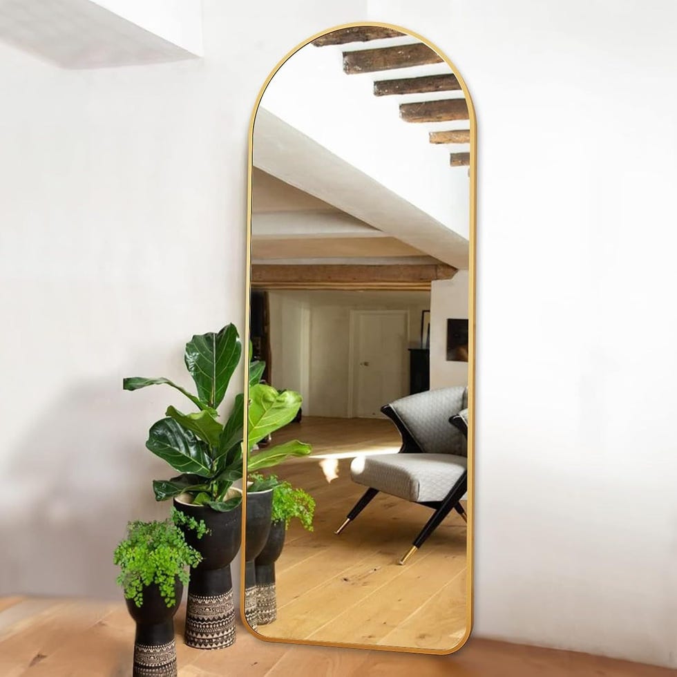 Arched Full Length Floor Mirror