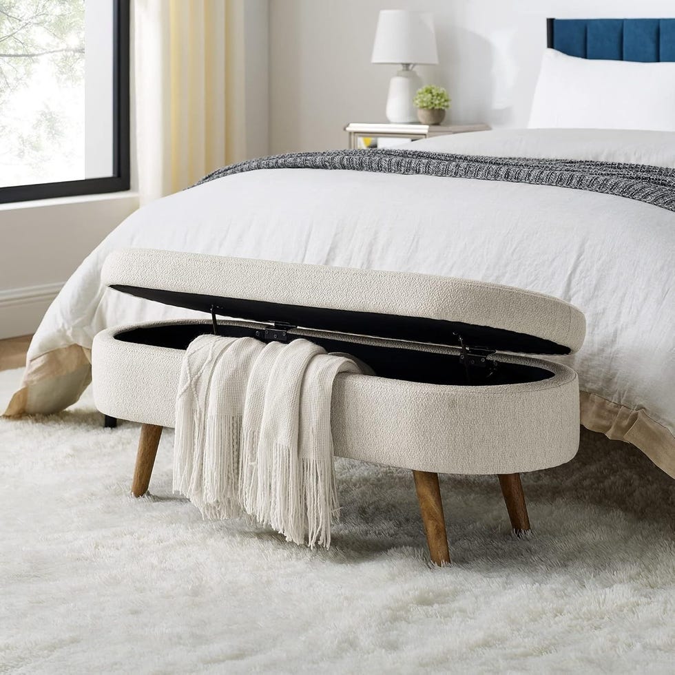 Oval Storage Bench