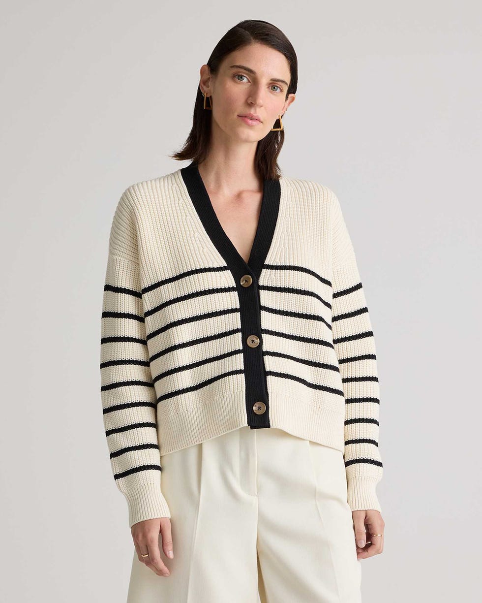 100% Organic Cotton Fisherman Cardigan